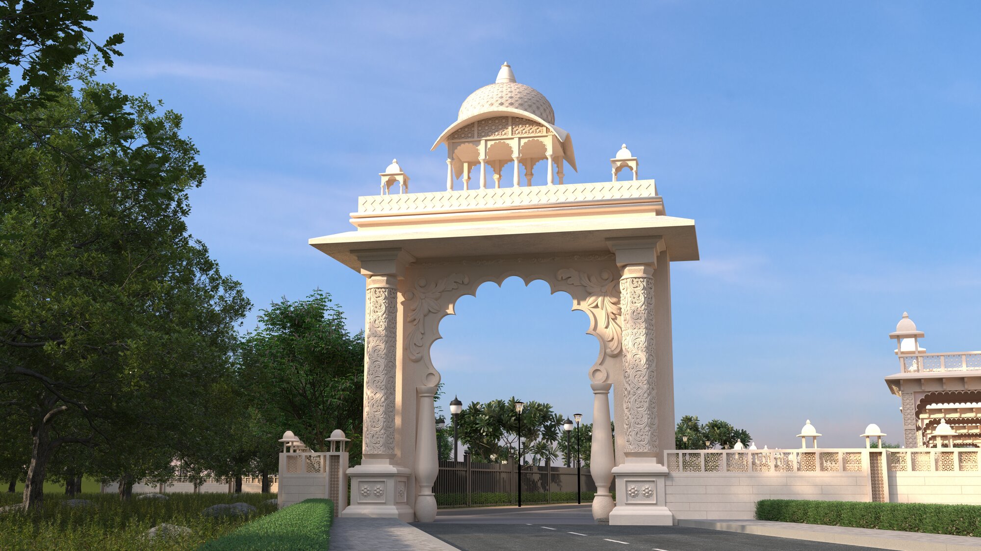 Royal entrance gate