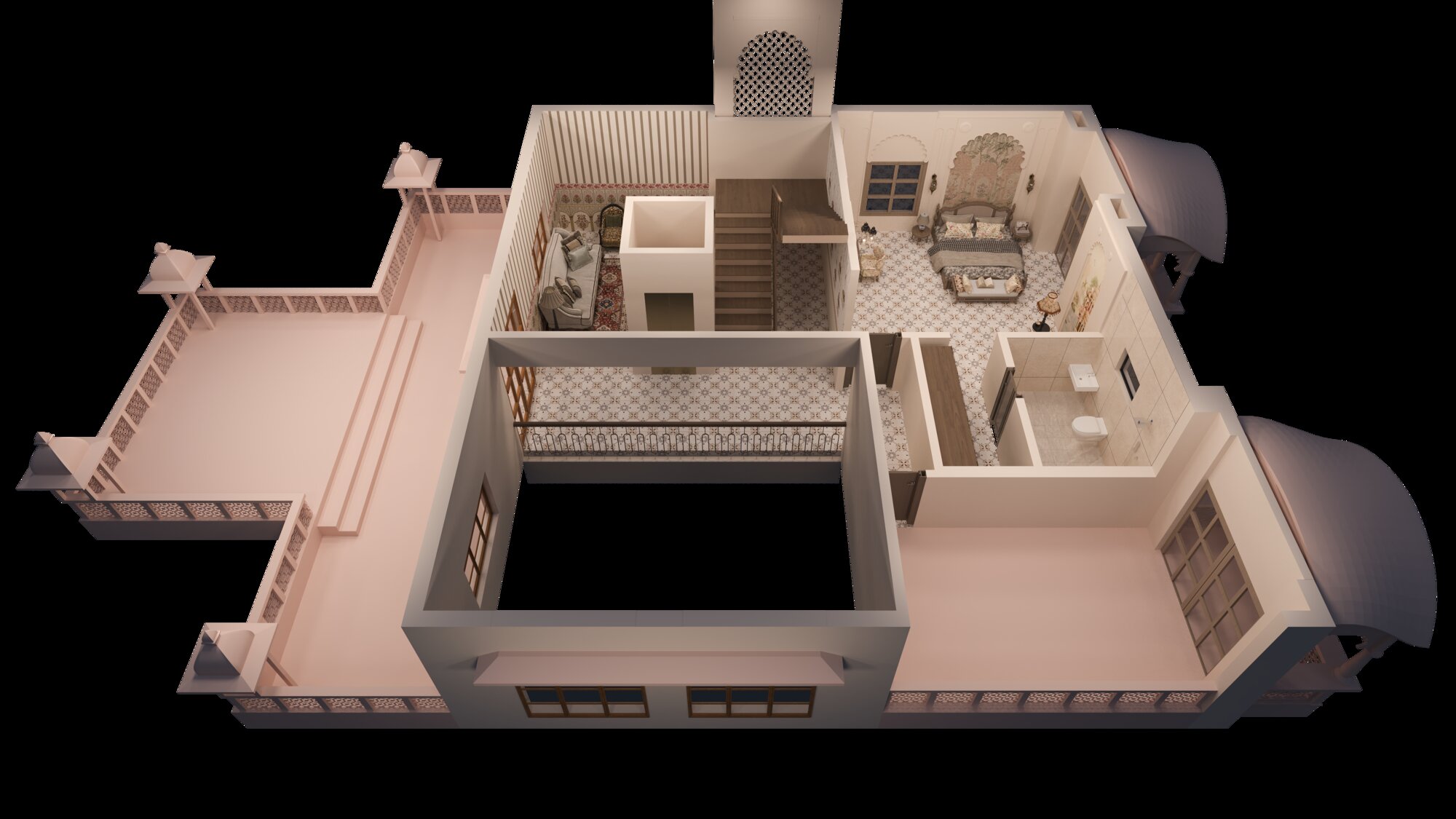 First floor cut section plan